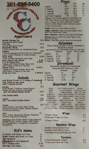 Capital Crave Menu